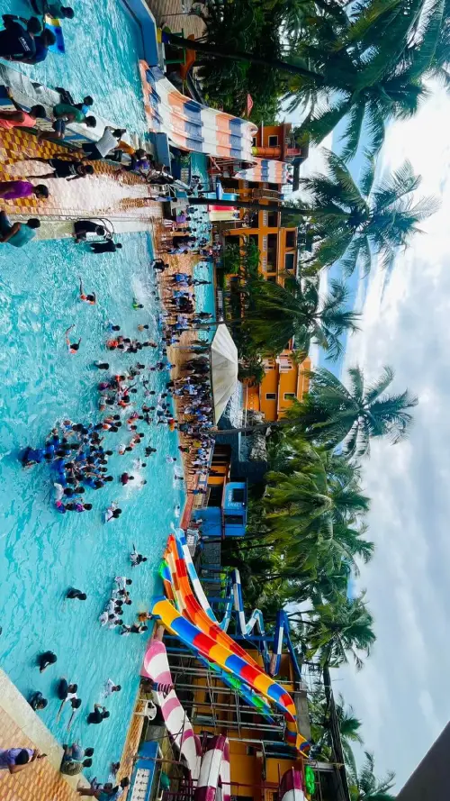 Visava Resort Night Poolside